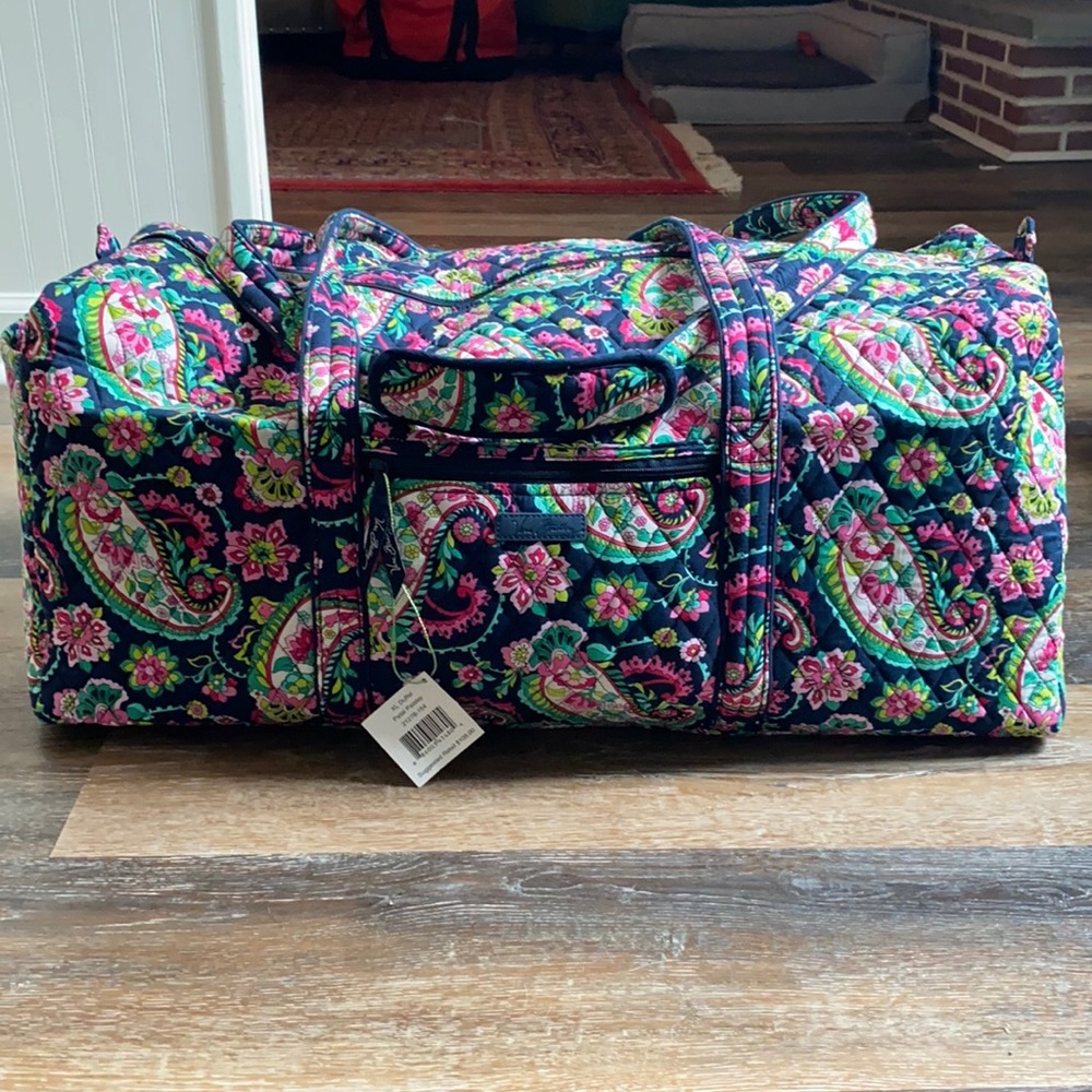 Vera Bradley Petal Paisley XL Duffle Bag NWT